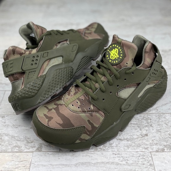 camo huaraches green